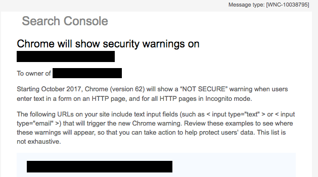 SSL Certificate Warnings