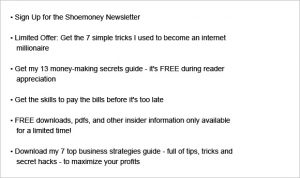 opt in email newsletter popup best practices for 2012