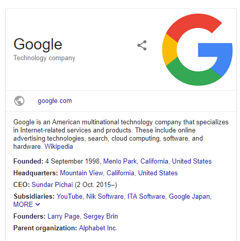 google-facts